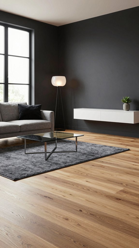 Black and Grey Interior Color Pairings That Feel Modern and Balanced 10 sleek monochrome flooring