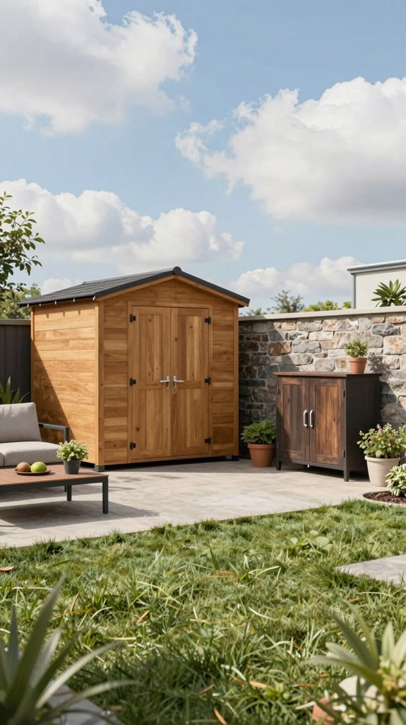 sleek outdoor storage solutions
