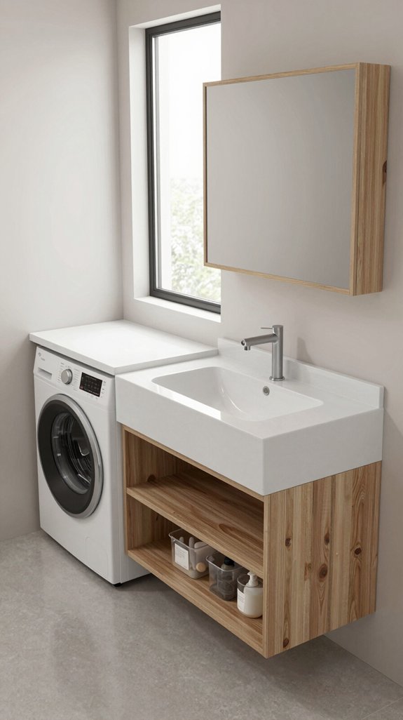 sleek space saving sink designs
