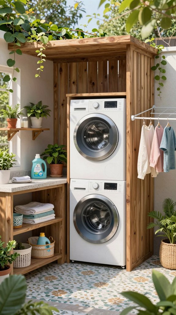 small outdoor laundry solutions