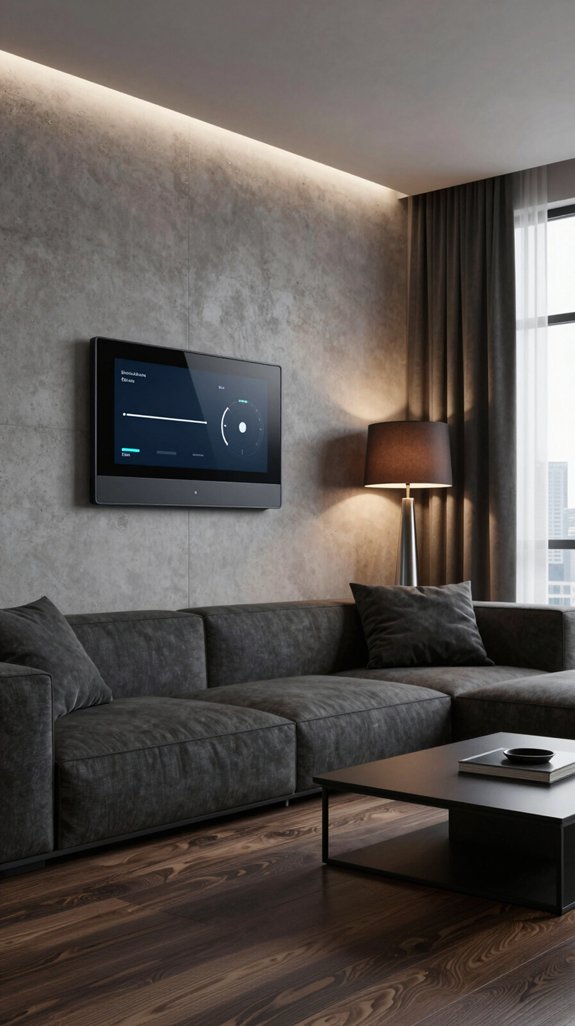 18 Masculine Interior Design Ideas for Living Rooms 19 smart lighting and temperature control