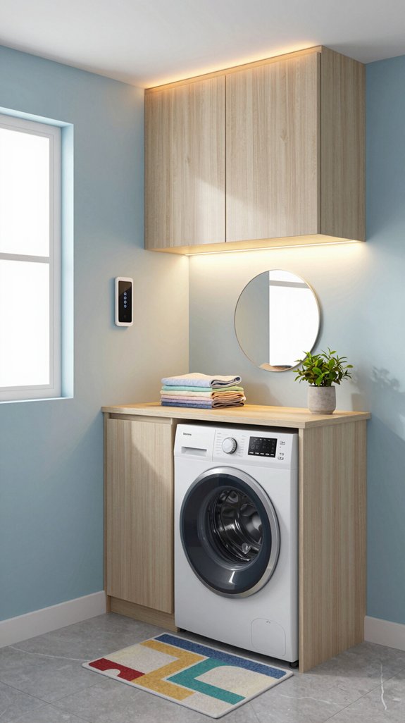 smart lighting for laundry