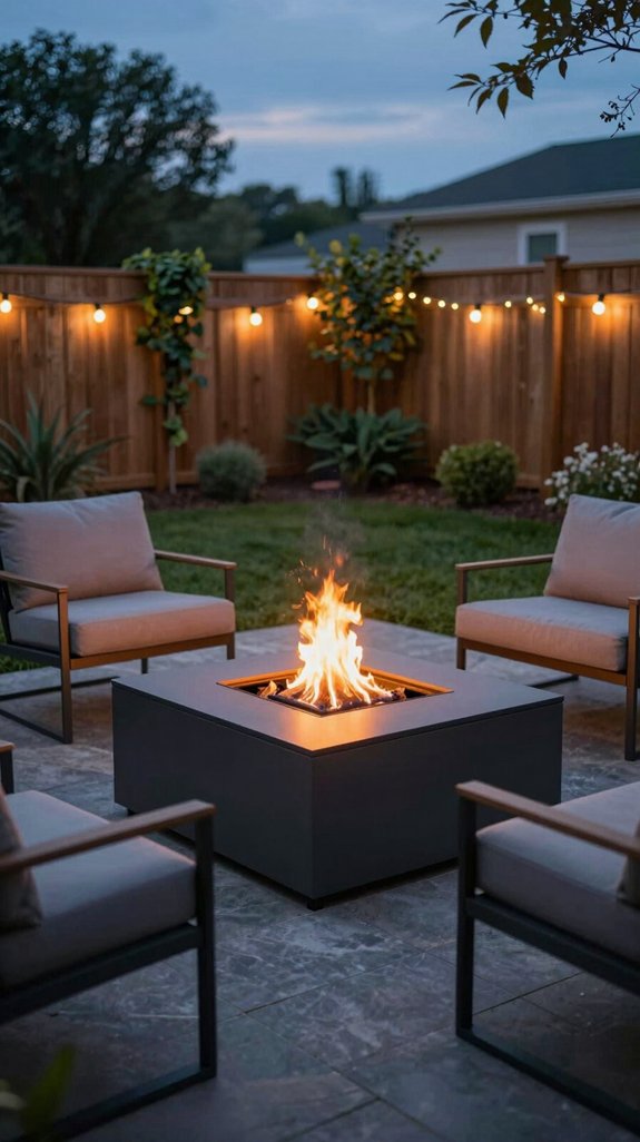 smart propane fire pit