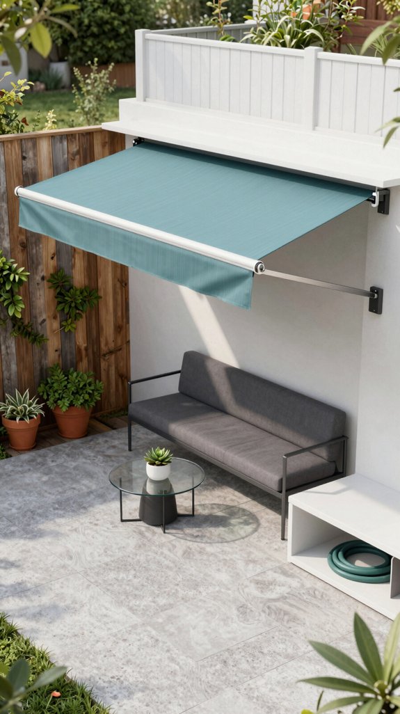 smart retractable patio shade