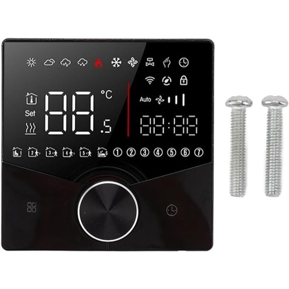 smart thermostat lcd panel