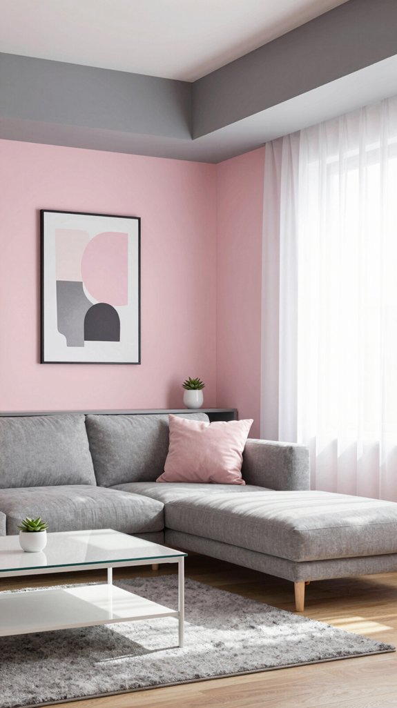 Pink and Grey Interior Color Pairings That Feel Modern and Soft 10 soft pink grey minimalism