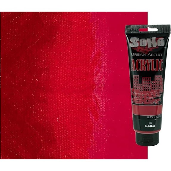 10 Best Deep Red Interior Wall Paints to Transform Any Room 5 soho heavy body acrylic red