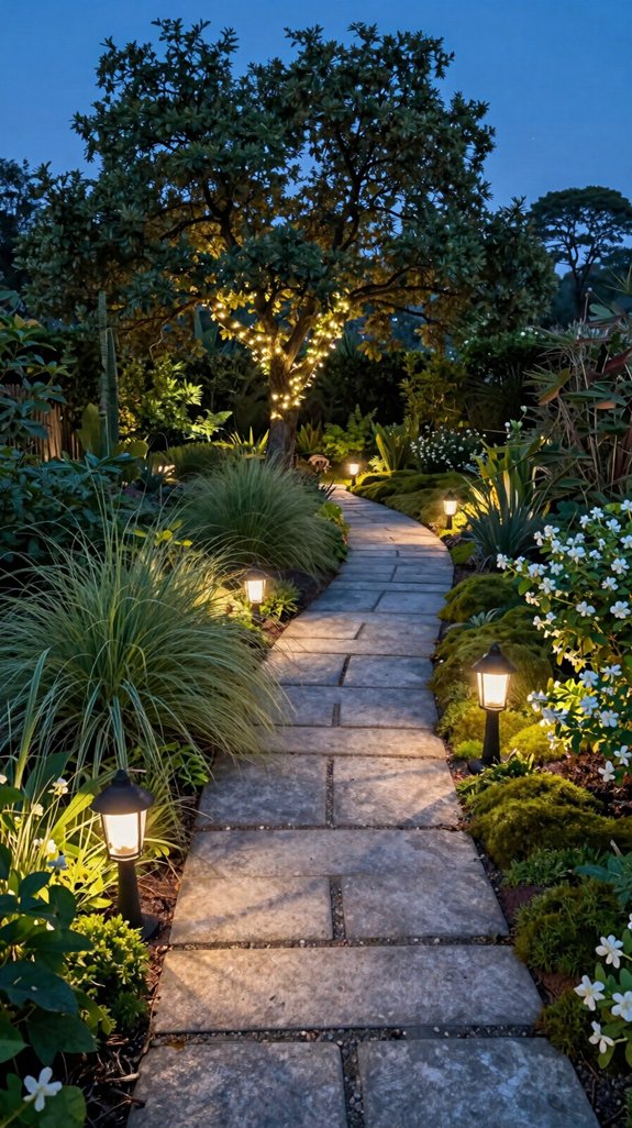 21 Dream Backyard Ideas for the Ultimate Outdoor Escape 8 solar lit eco pathway