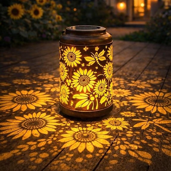 solar powered waterproof lantern