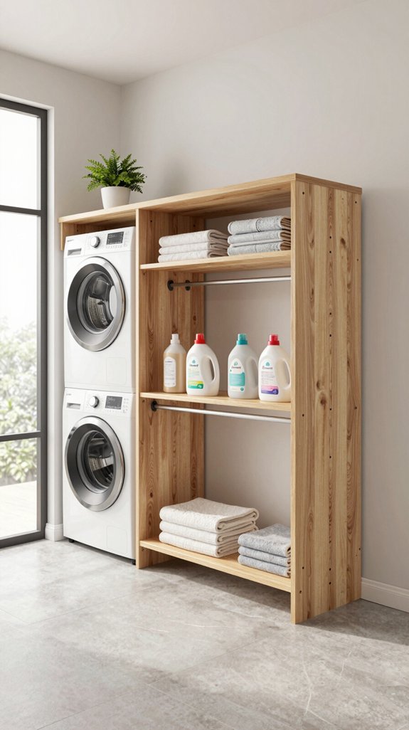 space saving laundry folding station