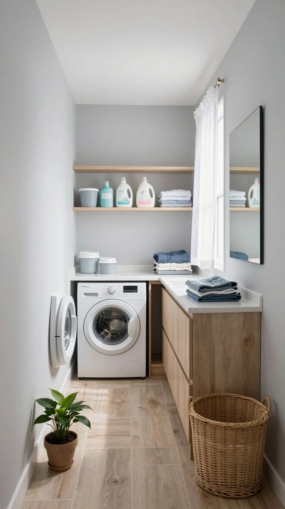 space saving laundry room solutions