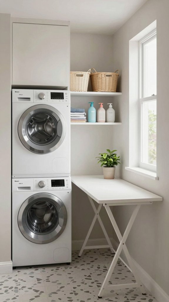 space saving laundry room solutions