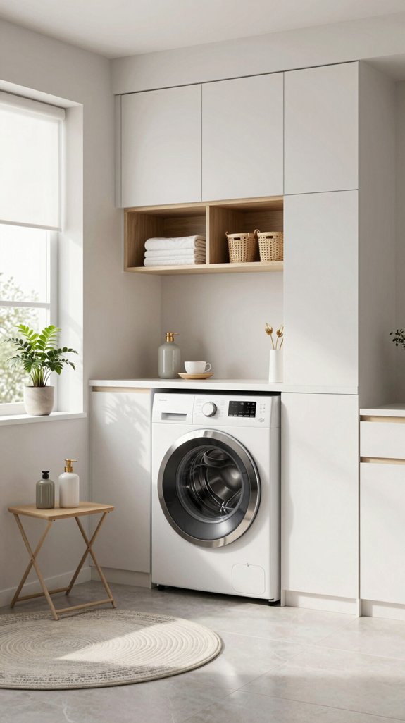 22 Modern Laundry Room Ideas for Sleek Spaces 13 space saving laundry solutions