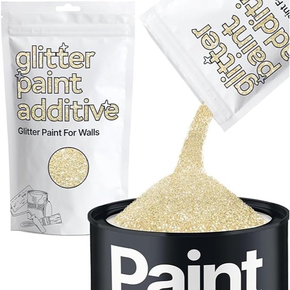 sparkling gold wall paint