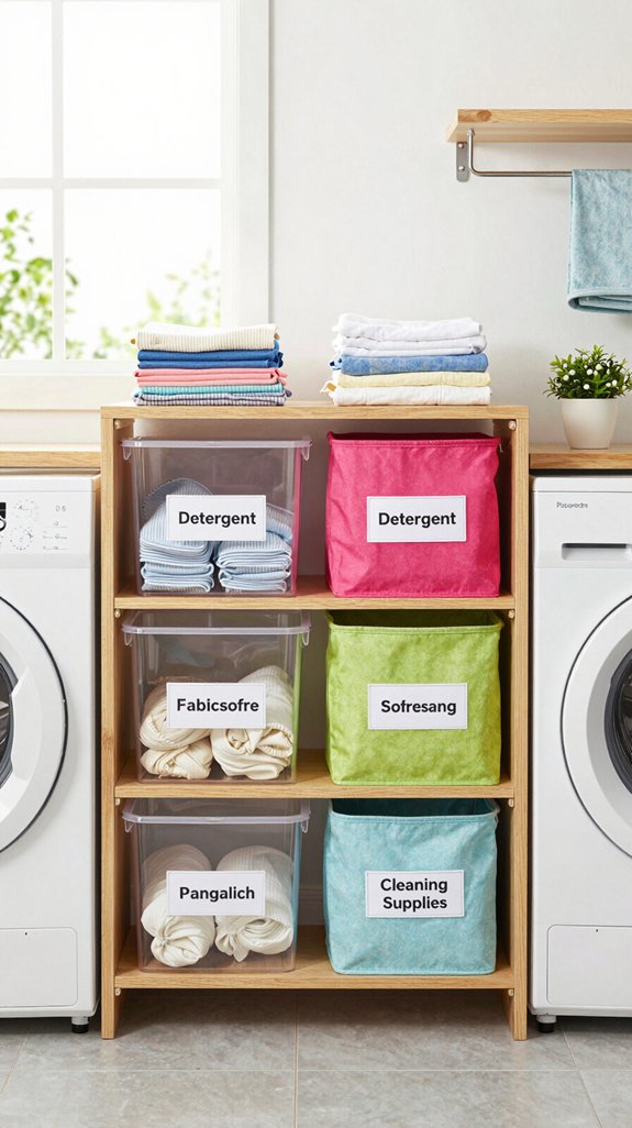 stackable bins for organization