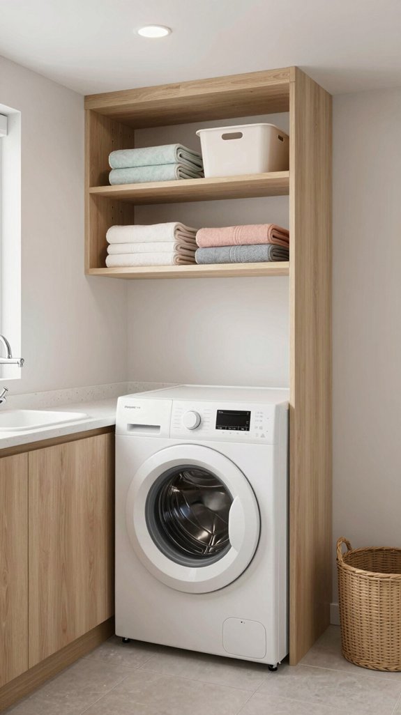 stackable units maximize space