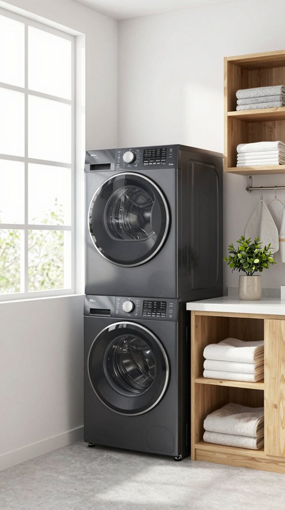 stackable units maximize space