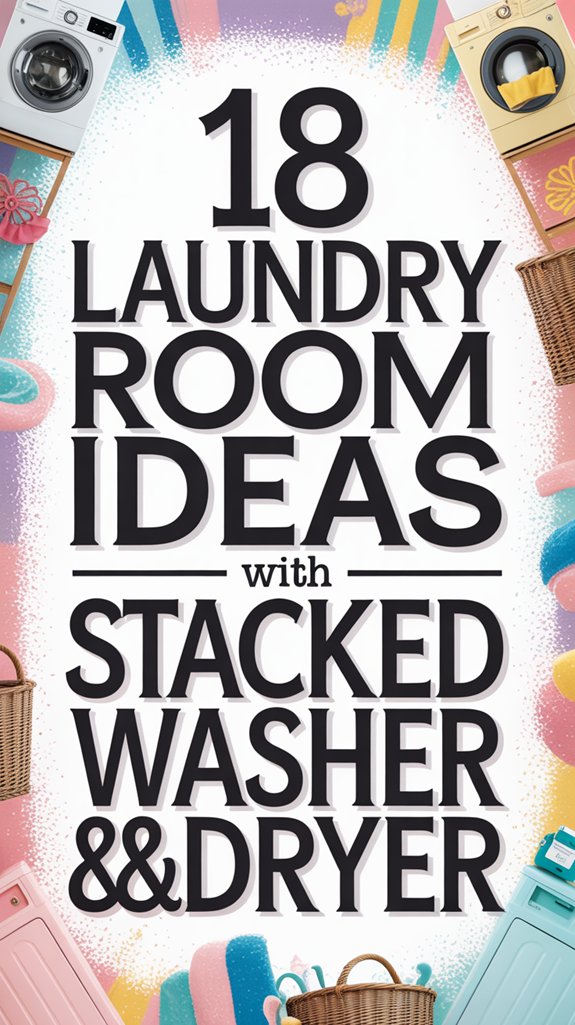 stacked washer dryer designs