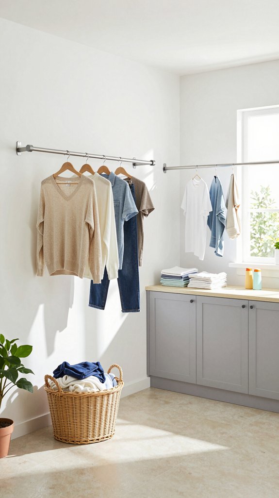 strategic hanging rod placement
