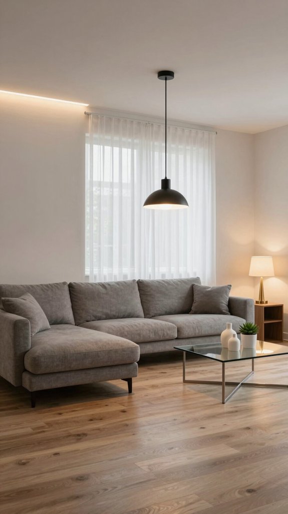 strategic living room lighting plan