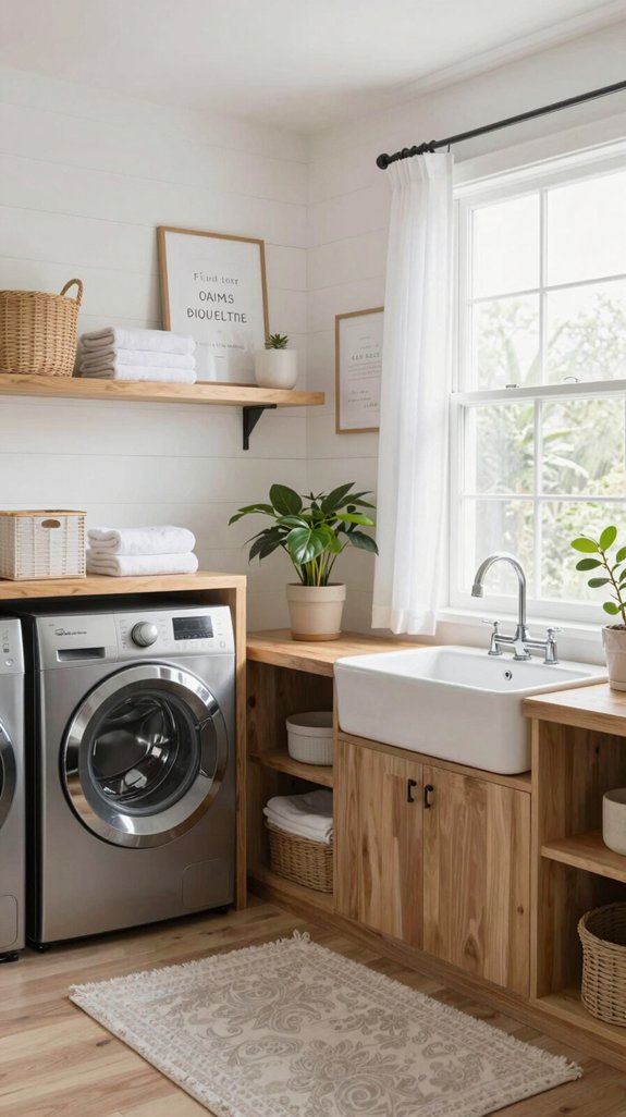 styled laundry room ideas
