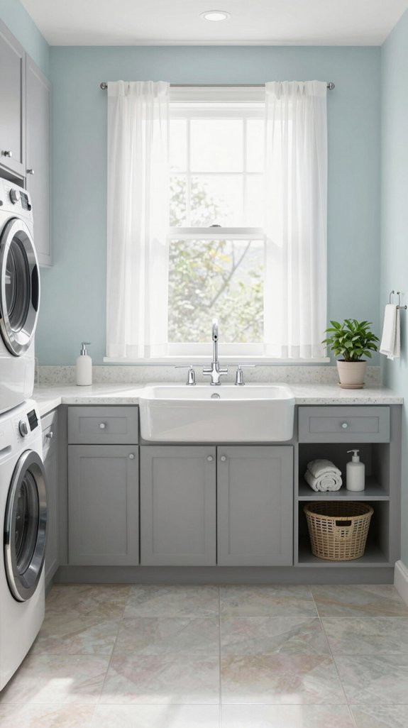 stylish and functional utility sink