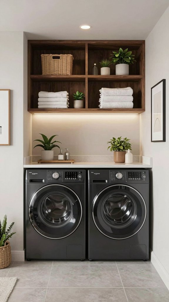 stylish and practical shelving