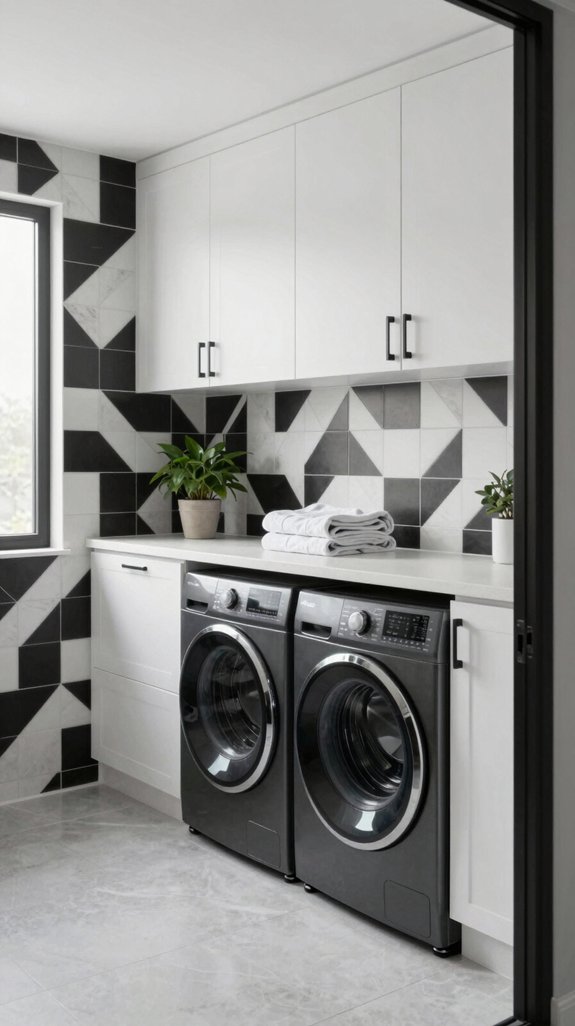stylish black and white