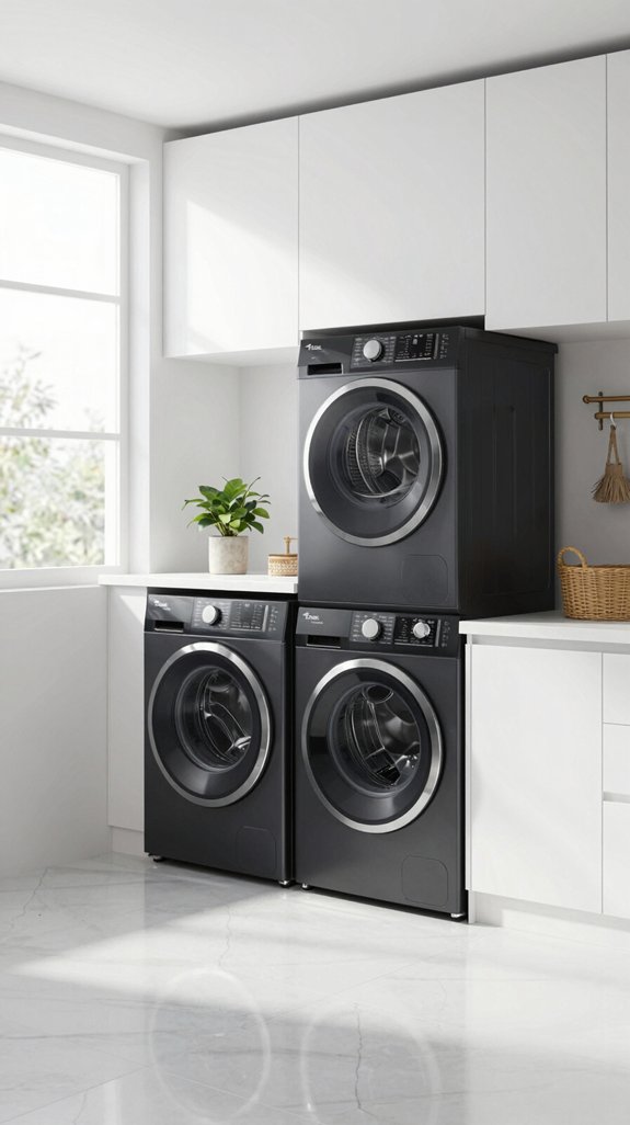 stylish black appliances enhance elegance