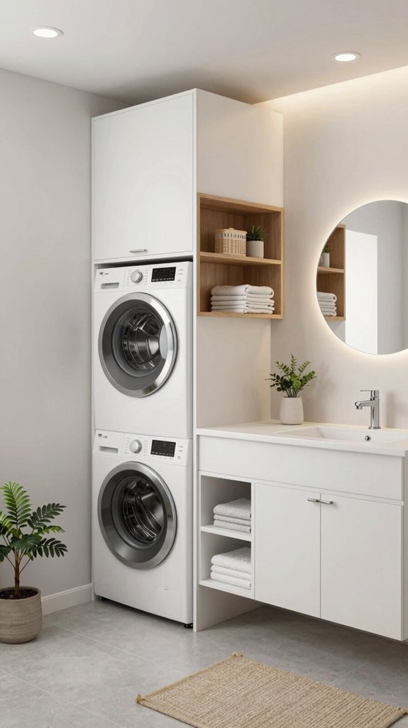 stylish concealed laundry solutions
