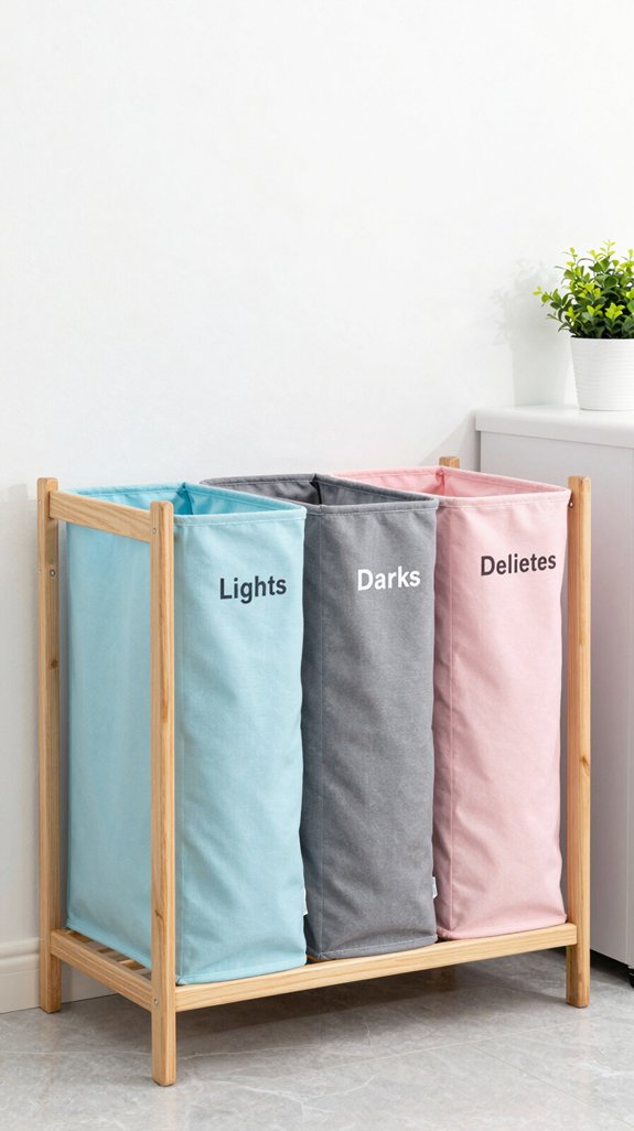 stylish diy laundry sorter