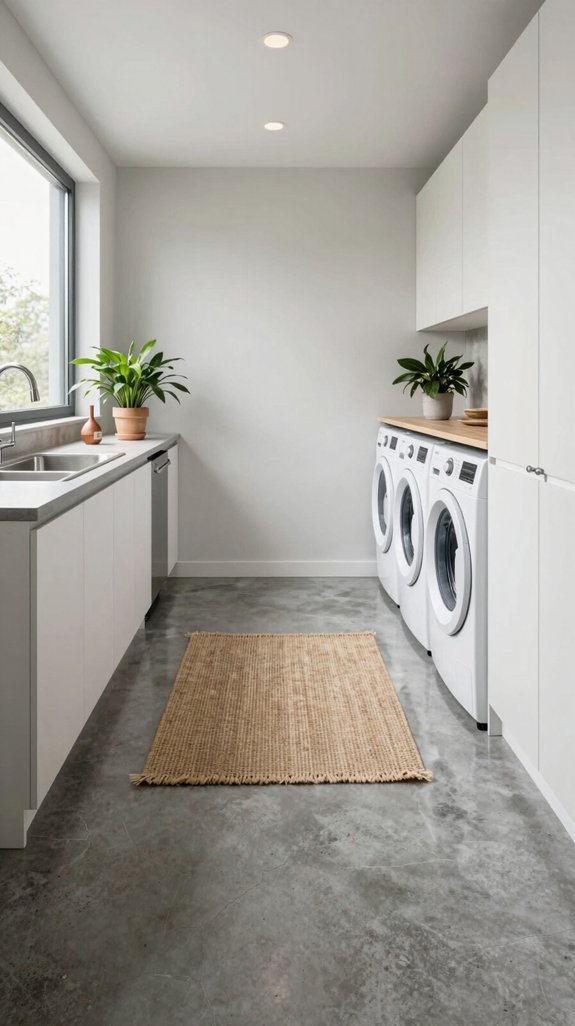 stylish durable concrete flooring