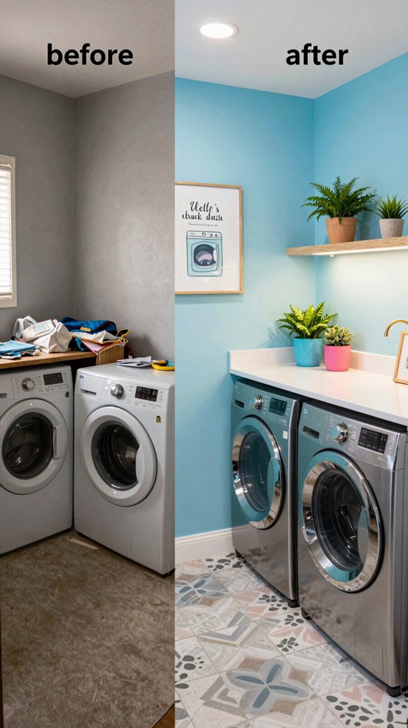 20 Fun Laundry Room Ideas to Make Chores Better 21 stylish functional laundry makeover