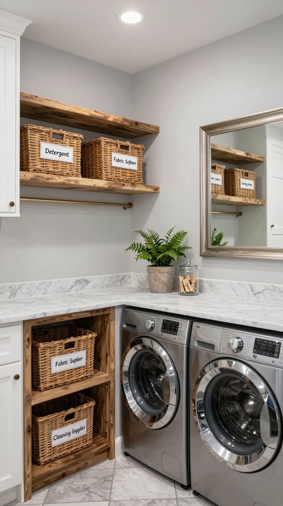 21 Laundry Room Ideas to Upgrade Your Space in Style 20 stylish labels for organization