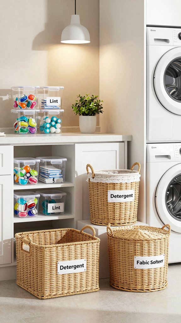 stylish laundry organization solutions