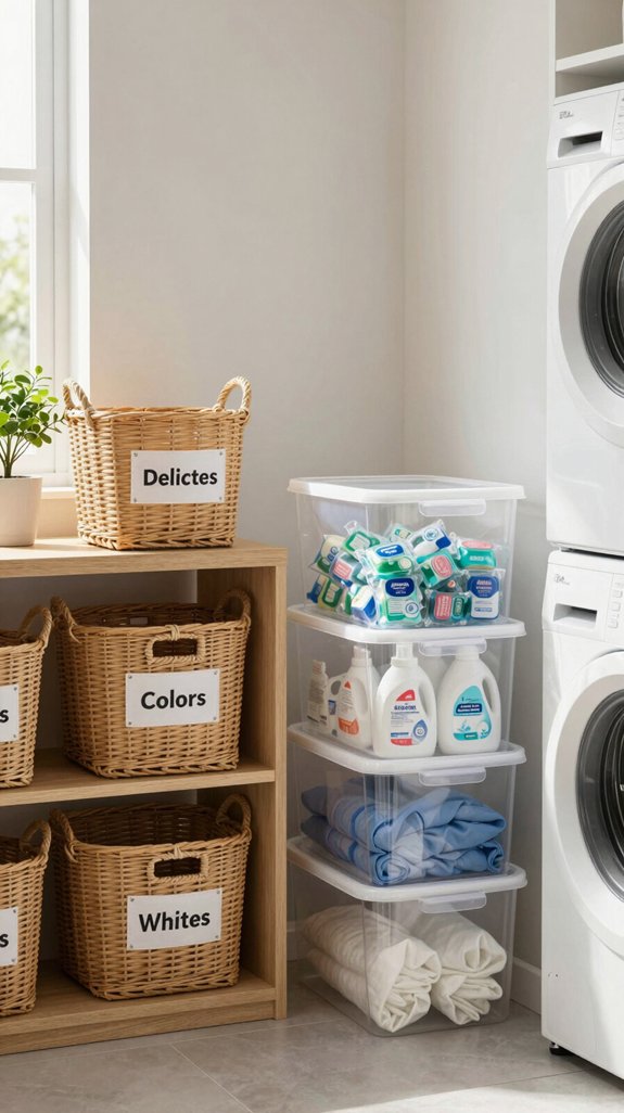 stylish laundry organization solutions
