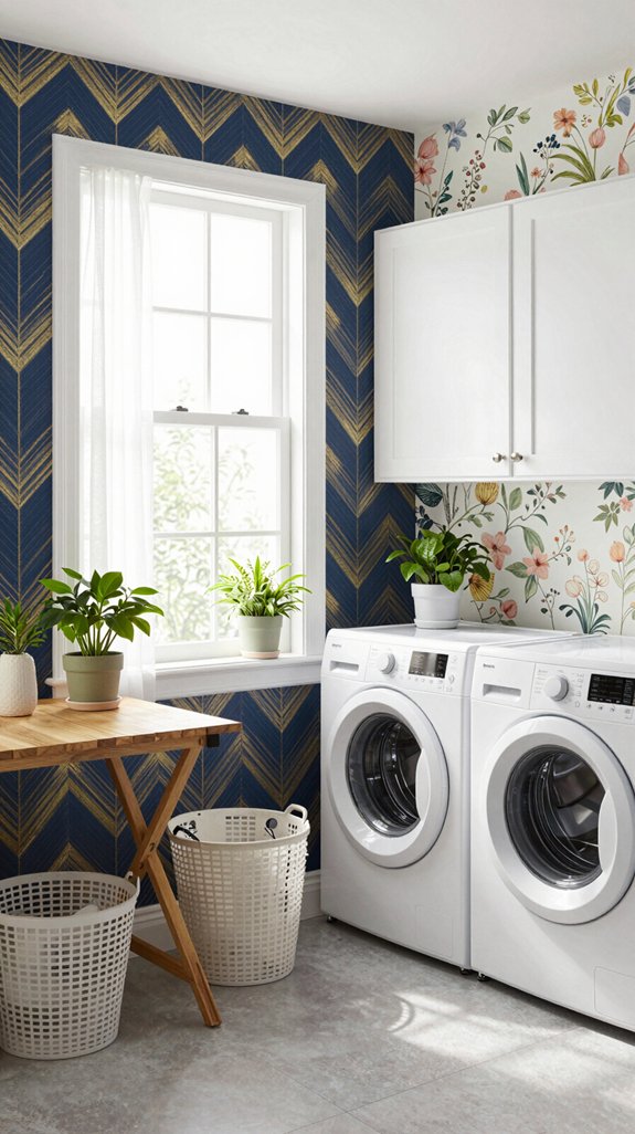 17 Laundry Room Wallpaper Ideas for a Stylish Upgrade - Home Stylistica