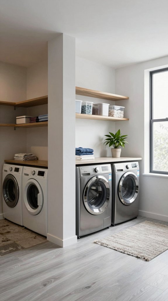 20 Laundry Room Makeover Ideas Before and After - Home Stylistica