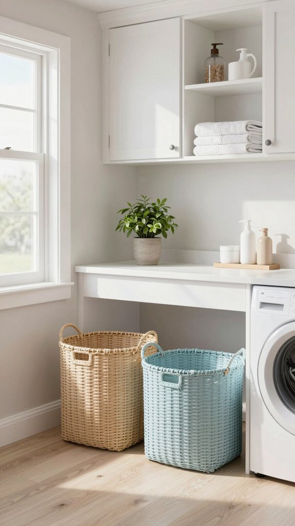 stylish organization with bins