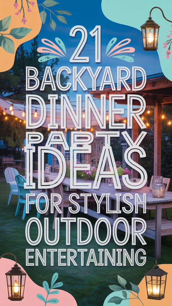 21 Backyard Dinner Party Ideas for Stylish Outdoor Entertaining 1 stylish outdoor dinner entertaining