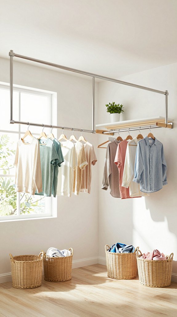 stylish overhead drying solution