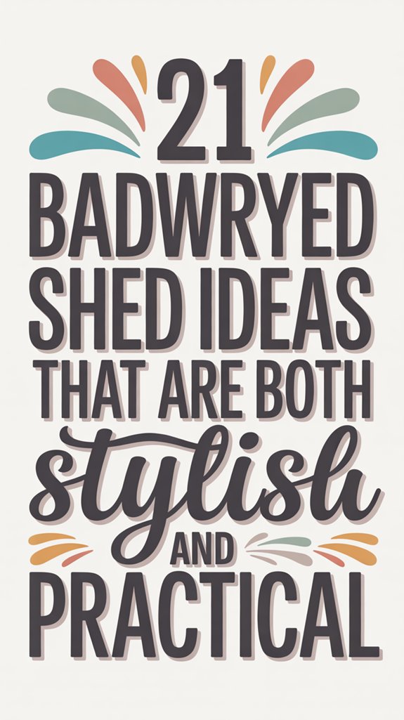 stylish practical backyard sheds