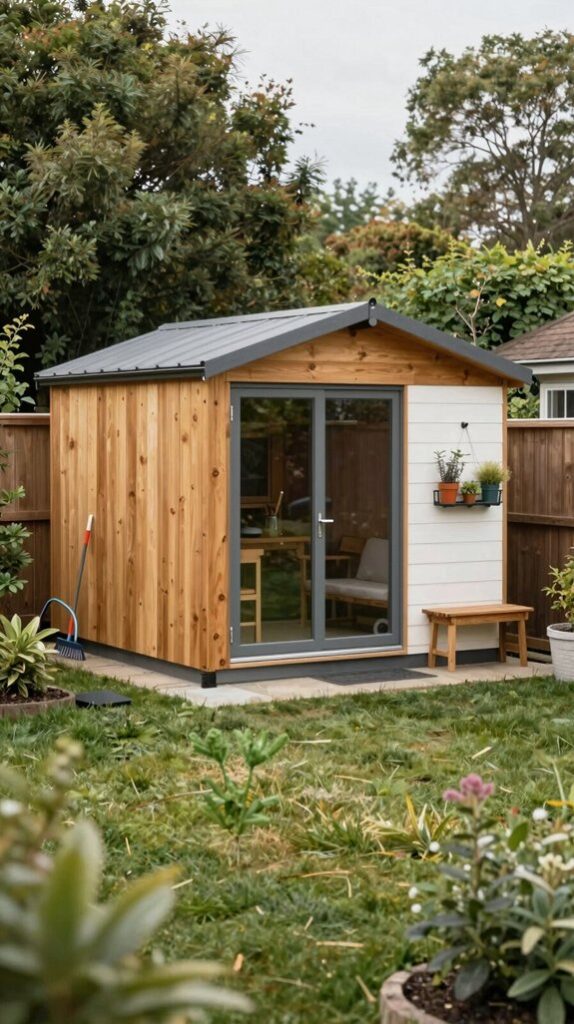 stylish practical backyard sheds