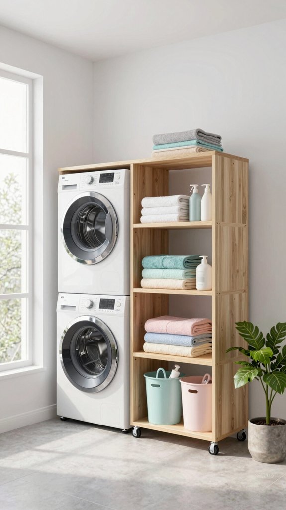 stylish shelves enhance functionality