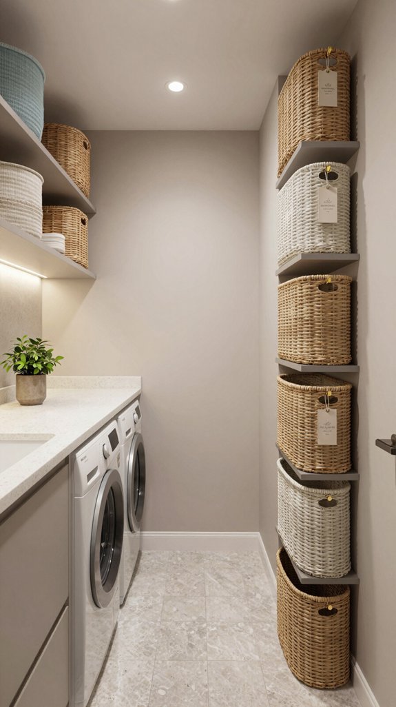 stylish storage with baskets