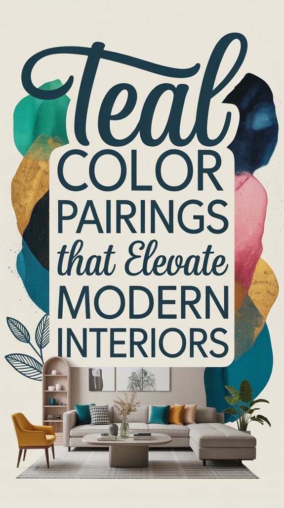 stylish teal interior pairings