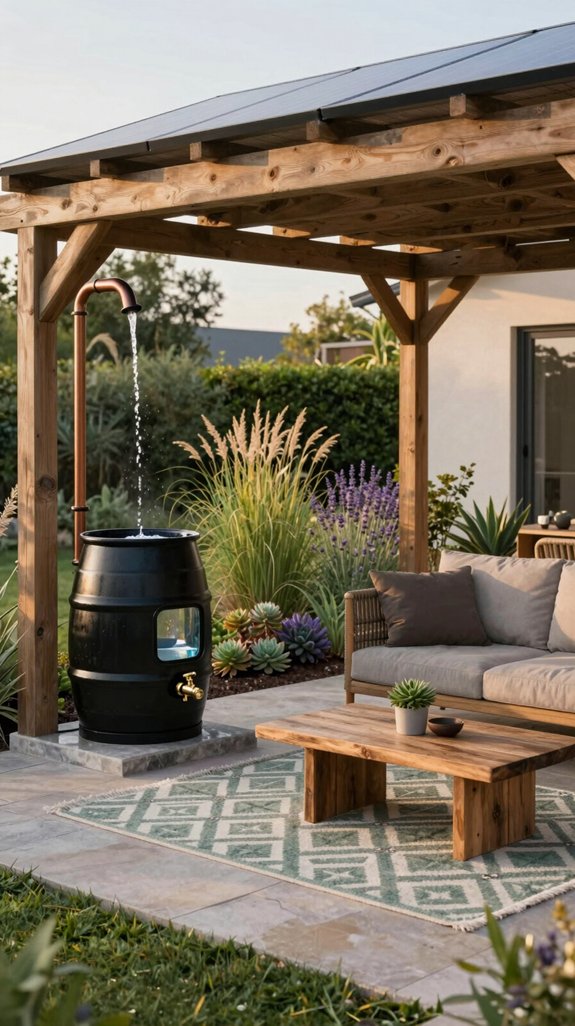 sustainable solar rain system