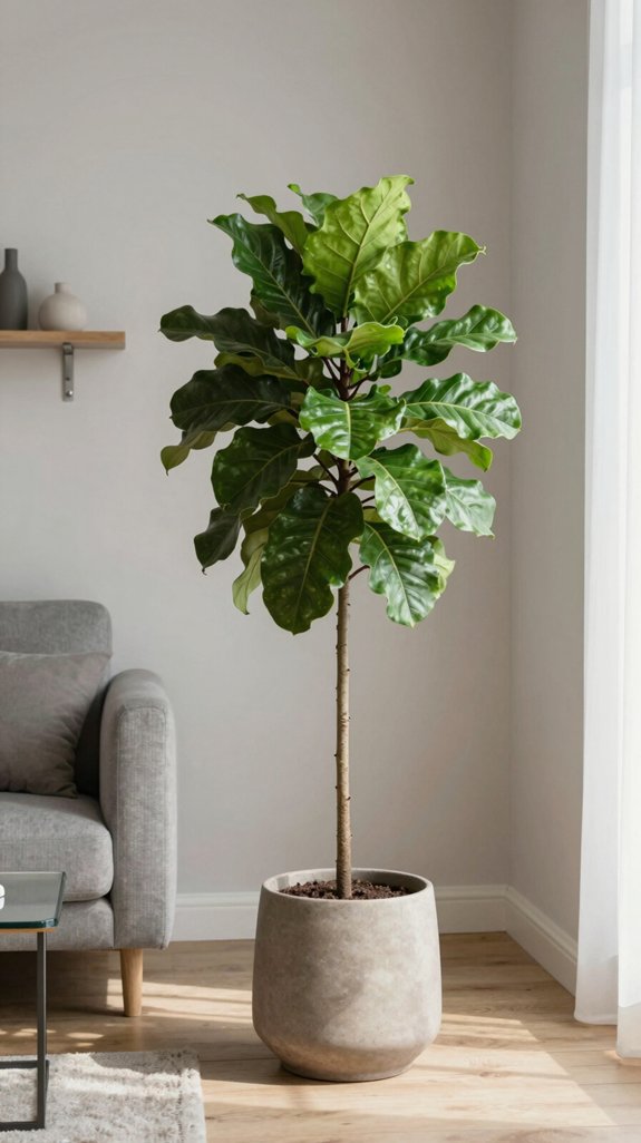 tall plants elevate rooms