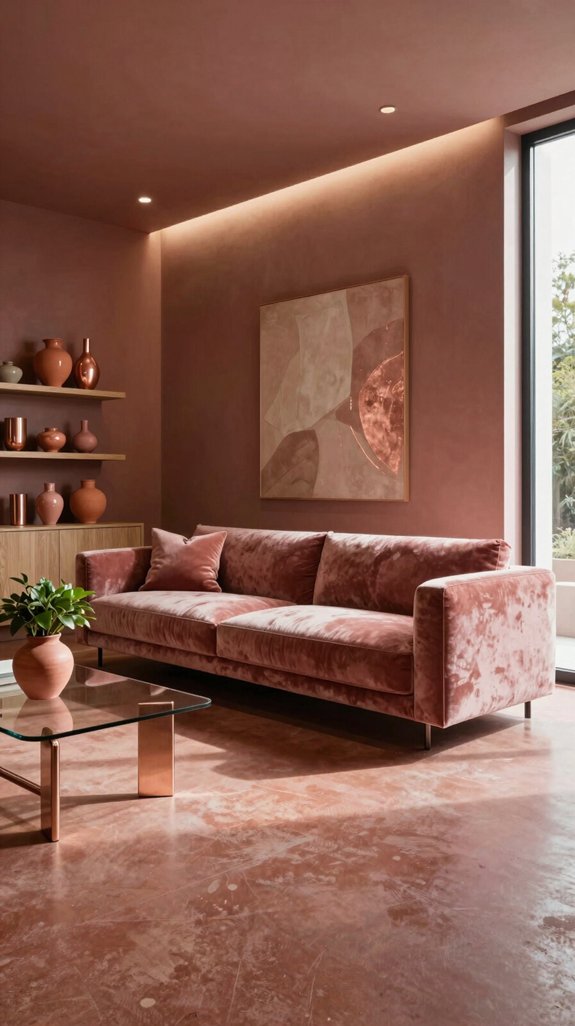 terracotta and rose gold elegance
