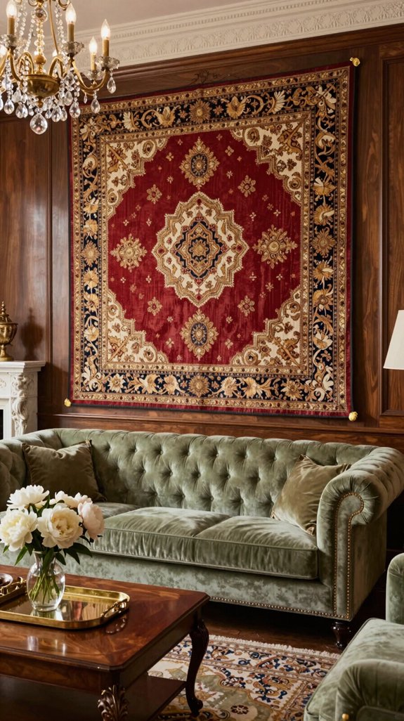 15 Luxury Classical Living Room Design Ideas 10 textured tapestries for sophistication